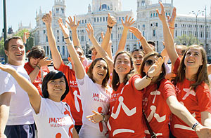 Die Jugend der Welt macht sich auf nach Madrid