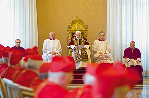 Papst Benedikt XVI. verzichtet auf den Stuhl Petri