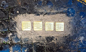 Stolperstein fr den Kunsthndler, der den Arm des Laokoon fand